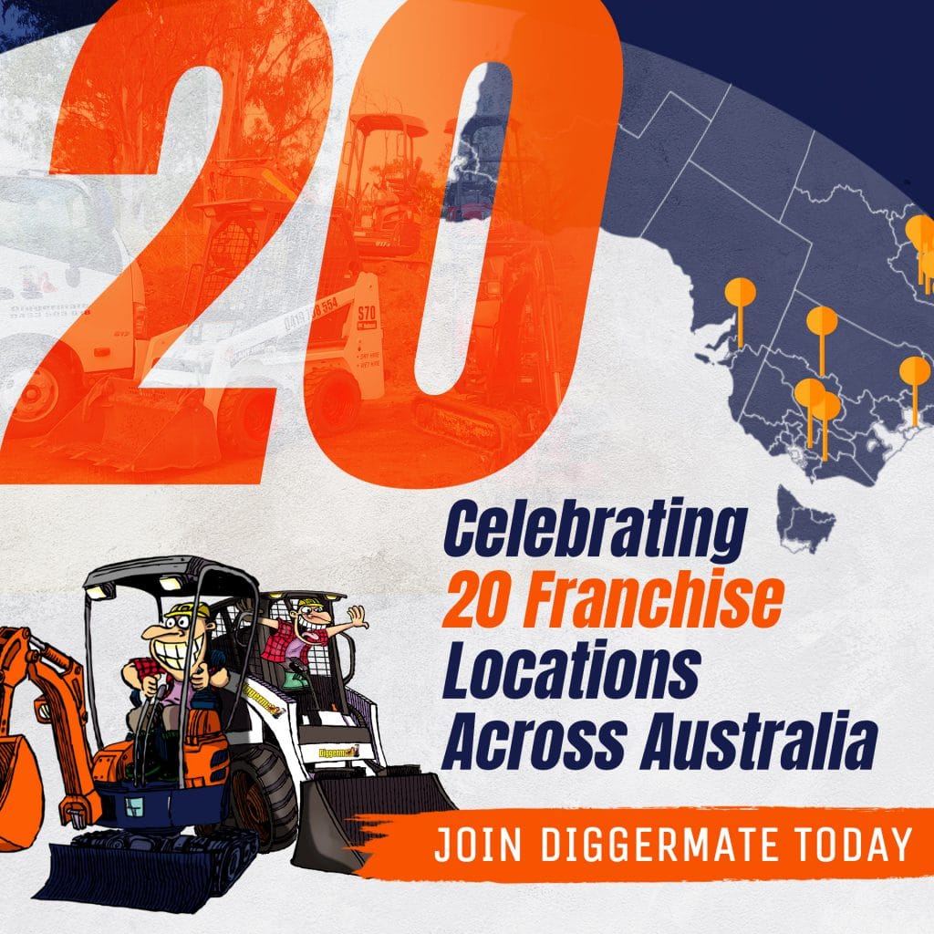 diggermate celebrating twenty franchise location