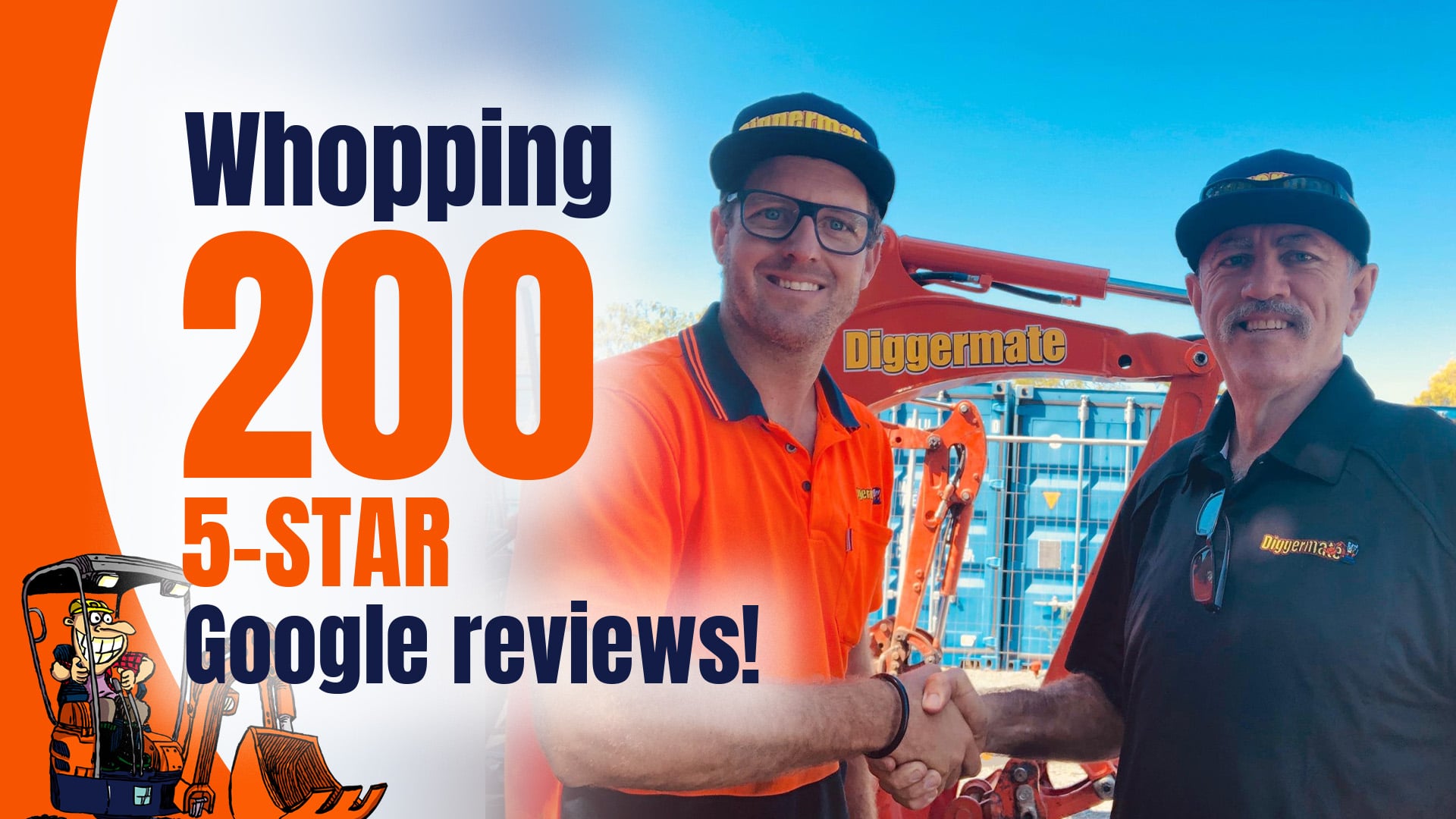 Diggermate North Lakes 200 5-STAR Google reviews