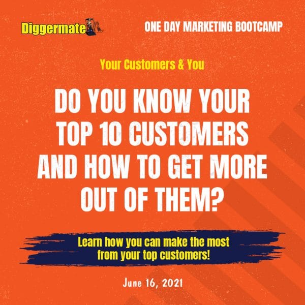 diggermate marketing bootcamp how to get more customers